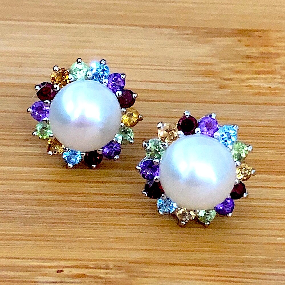 $64 Ross-Simons Designer Estate Stud Earrings Marked RS 925 CHINA - Picture 2 of 5